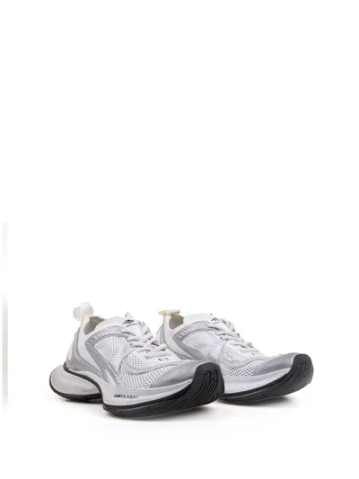 Balenciaga Two-tone Mesh And Fabric Circuit Sneakers