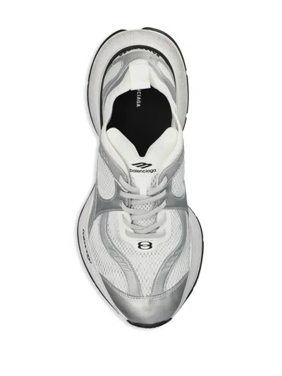 Balenciaga White And Silver Sneaker Circuit