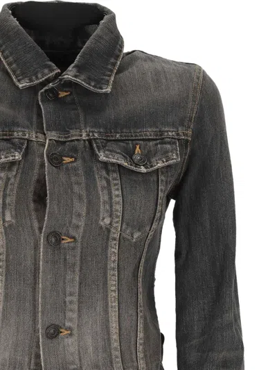 Balenciaga Lace-up Denim Jacket