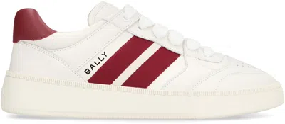 Bally White Leather Rebby Sneakers