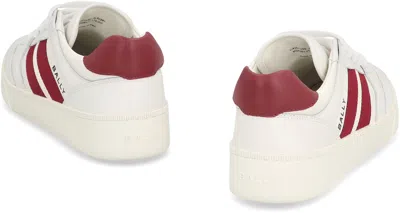 Bally White Leather Rebby Sneakers