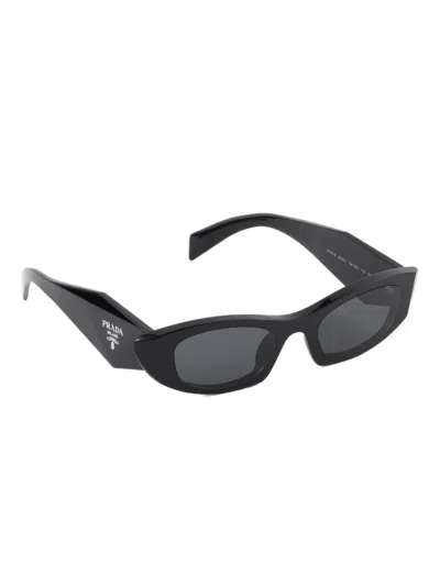 Prada Cat-eye Frame Sunglasses In Black