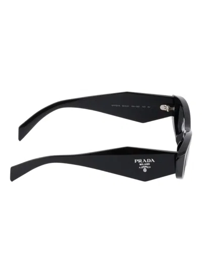 Prada Cat-eye Frame Sunglasses In Black