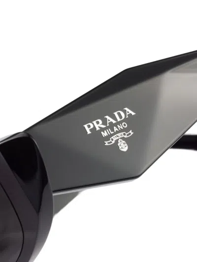 Prada Cat-eye Frame Sunglasses In Black