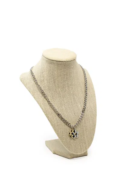 Mary Kathryn Designs Gold & Silver Daisy Necklace In Gold/silver
