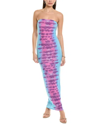 Rococo Sand Bandeau Maxi Dress In Multi