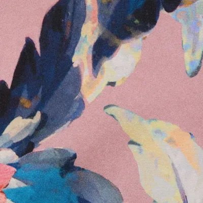 La Doublej La Double J Multicolor Floral Silk Midi Skirt In Multi