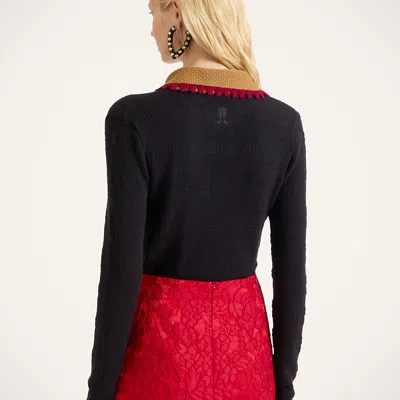 La Doublej La Double J Cotton-cashmere Blend Top