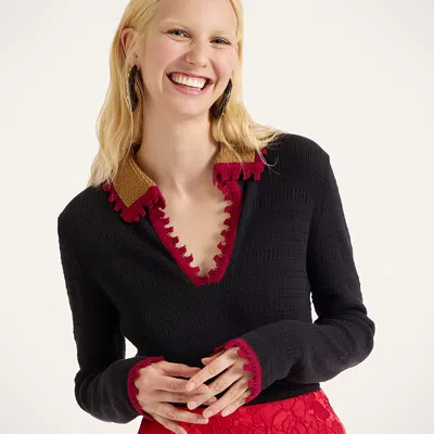 La Doublej La Double J Cotton-cashmere Blend Top