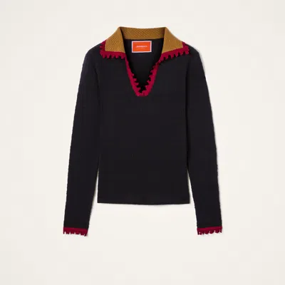 La Doublej La Double J Cotton-cashmere Blend Top