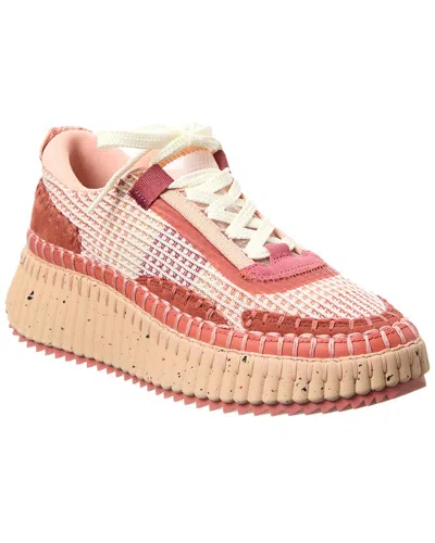 Chloé Nama Low-top Sneakers In Brown