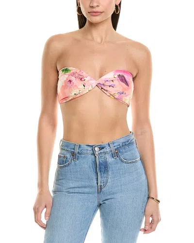 Rococo Sand Bandeau Top In Pink