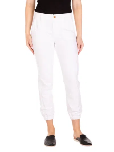 Articles Of Society Julie Mid Rise Jogger In White