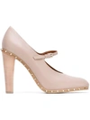 Valentino Garavani 'soul Stud' Mary Jane Pump (women) In Poudre