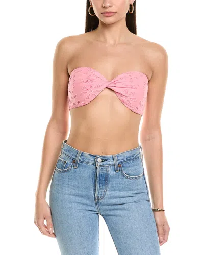 Rococo Sand Bandeau Top In Pink