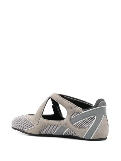 Attico Floor 01 Flat Ballerina In Gray
