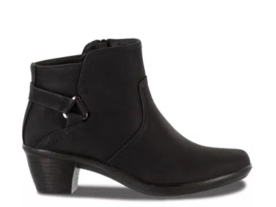Easy Street Womens Dawnta Block Heel Booties