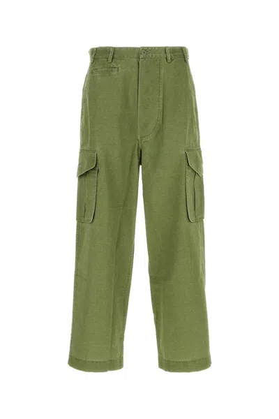 Kenzo Cotton Cargo Pant With Back And Side Pockets