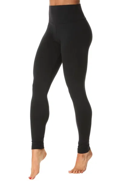Rogiani 7/8 Length Bambola Butter Leggings In Onyx