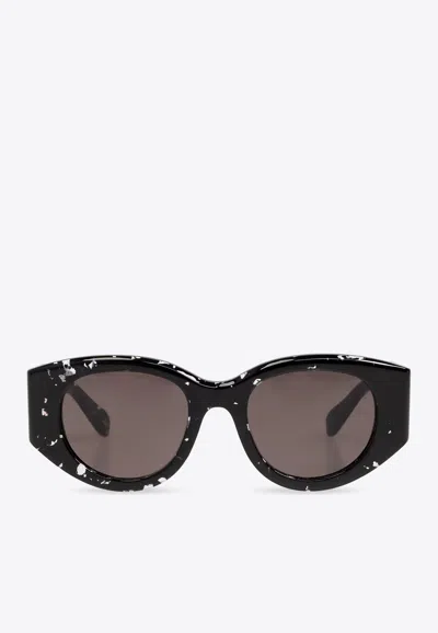 Chloé Square-framed Sunglasses With Logo-lettering