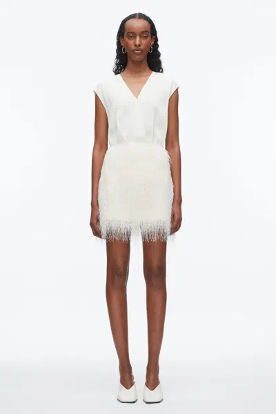 3.1 Phillip Lim Fringe Mini Slip Skirt