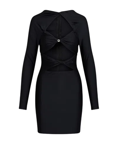 Coperni Logo Hollowed-out Dress