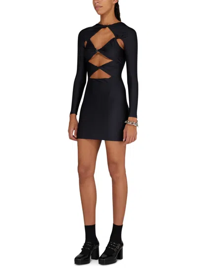Coperni Logo Hollowed-out Dress