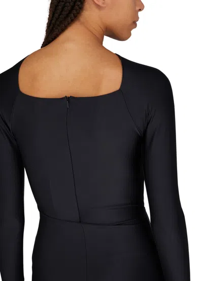 Coperni Logo Hollowed-out Dress