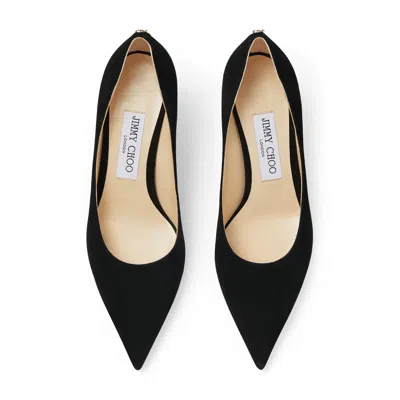 Jimmy Choo Romy 85 Coffee Tonal Suede Pumps In Brown