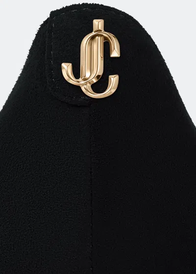 Jimmy Choo Romy 85 Coffee Tonal Suede Pumps In Brown