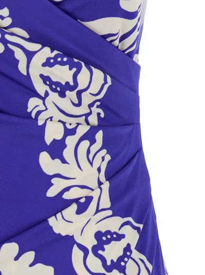 Etro Paisley-print Long Dress In Multi