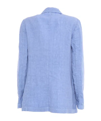 Aspesi Lightweight Textured Linen Jacket With Tailored Silhouette