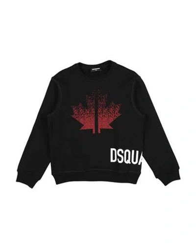 Dsquared2 Toddler Boy Sweatshirt Black Size 6 Cotton
