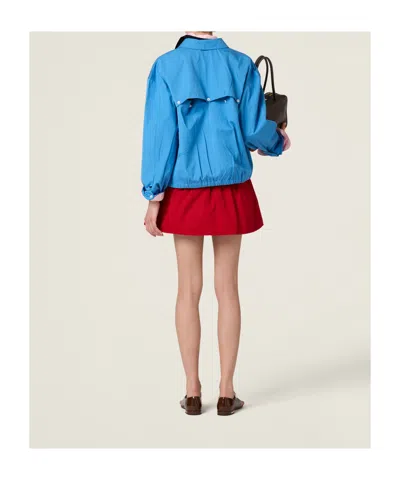 Miu Miu Bomber Jacket In Blue