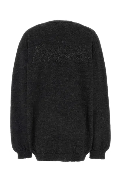 Magliano Charcoal Wool Cardigan