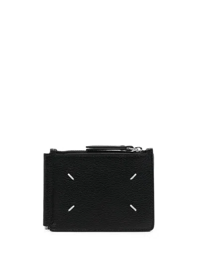 Maison Margiela Black Leather Card Holder