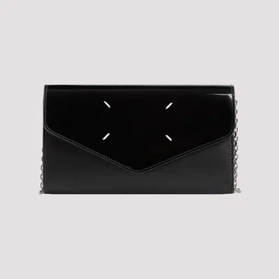 Maison Margiela Black Medium Calf Leather Chain Wallet