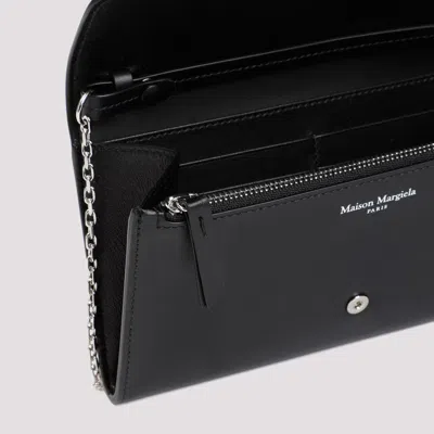 Maison Margiela Black Medium Calf Leather Chain Wallet