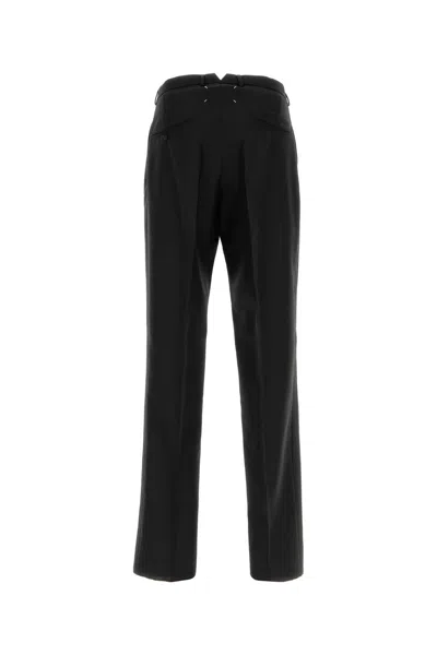 Maison Margiela Black Wool Blend Pant