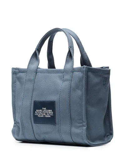 Marc Jacobs Air Force Blue Canvas Mini The Tote Bag Handbag