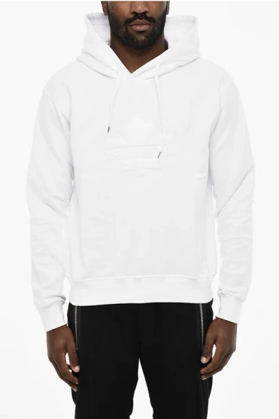 Dsquared2 Solid Color Hoodie With Embossed Logo
