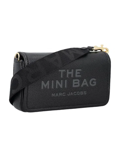Marc Jacobs Borsa A Tracolla Nera In Pelle Martellata Color Nero
