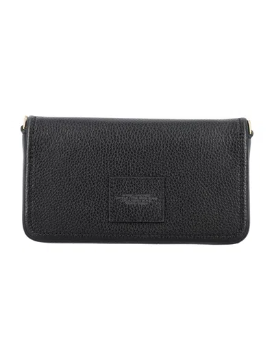 Marc Jacobs Borsa A Tracolla Nera In Pelle Martellata Color Nero
