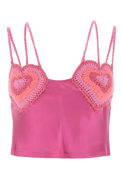 Marco Rambaldi Adjustable Strap Silk Camisole