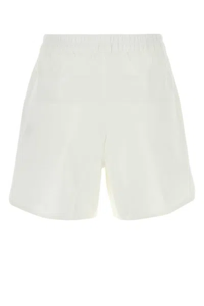 Marine Serre Cotton Shorts With Back And Front Pockets