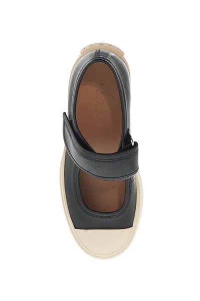 Marni Pablo Mary Jane Nappa Leather Sneakers