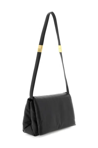 Marni Black Leather Shoulder Bag