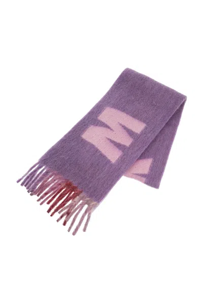 Marni Textured Mohair And Alpaca Blend Scarf
