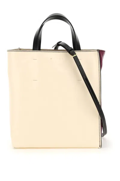 MARNI MARNI MULTICOLOR LEATHER MUSEO SOFT HANDBAG 