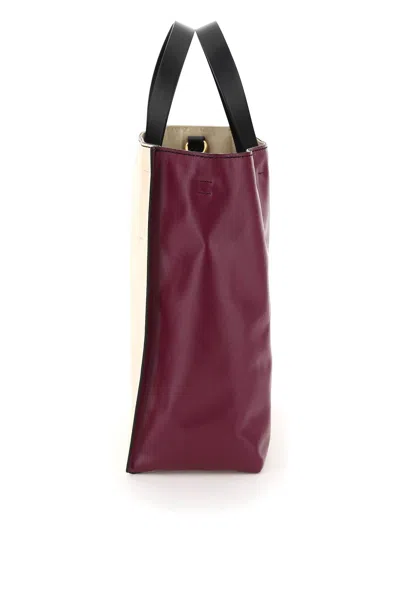 MARNI MARNI MULTICOLOR LEATHER MUSEO SOFT HANDBAG 